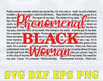 Download Phenomenal Woman Svg Etsy
