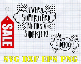 Sidekick Svg Etsy
