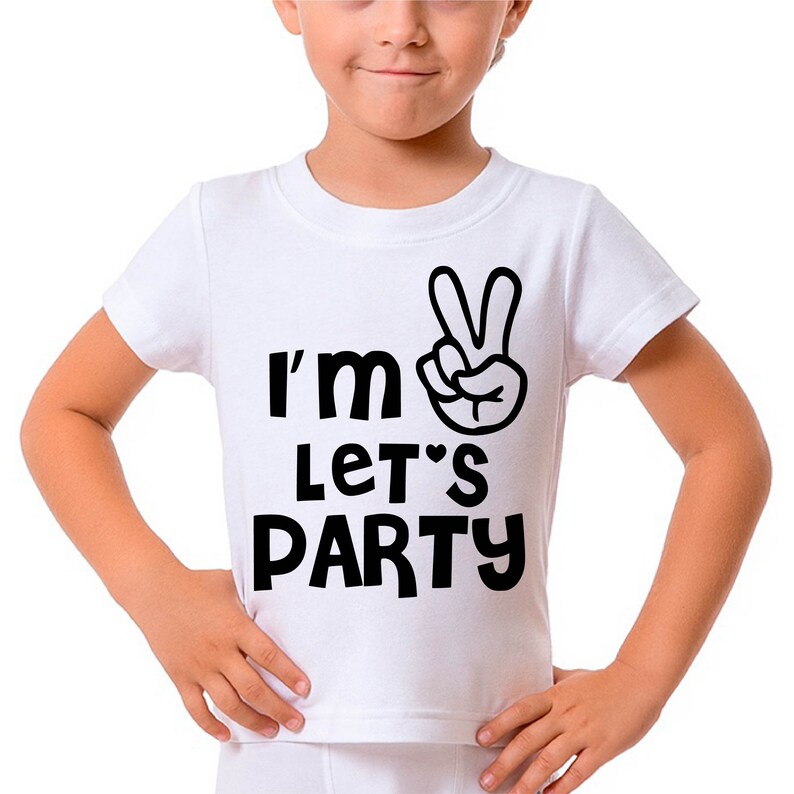 Im two lets party svg I'm 2 svg 2nd birthday svg second | Etsy