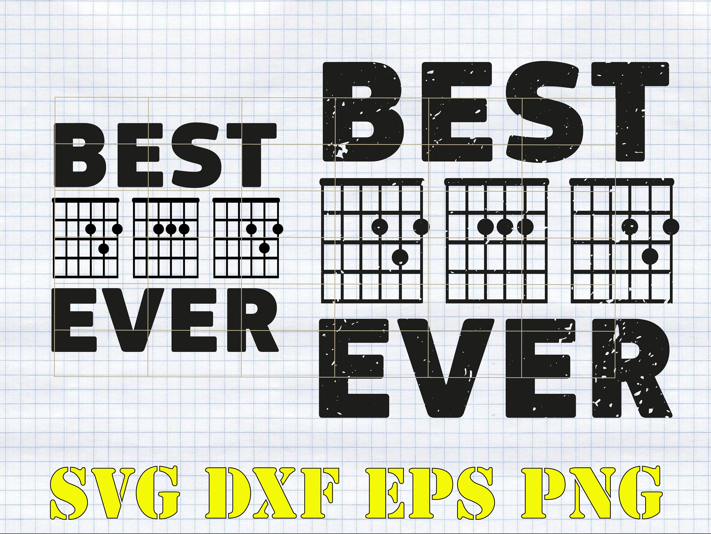 Download SVG Best Dad Ever Music Chords SVG PNG bundel Music Tab ...
