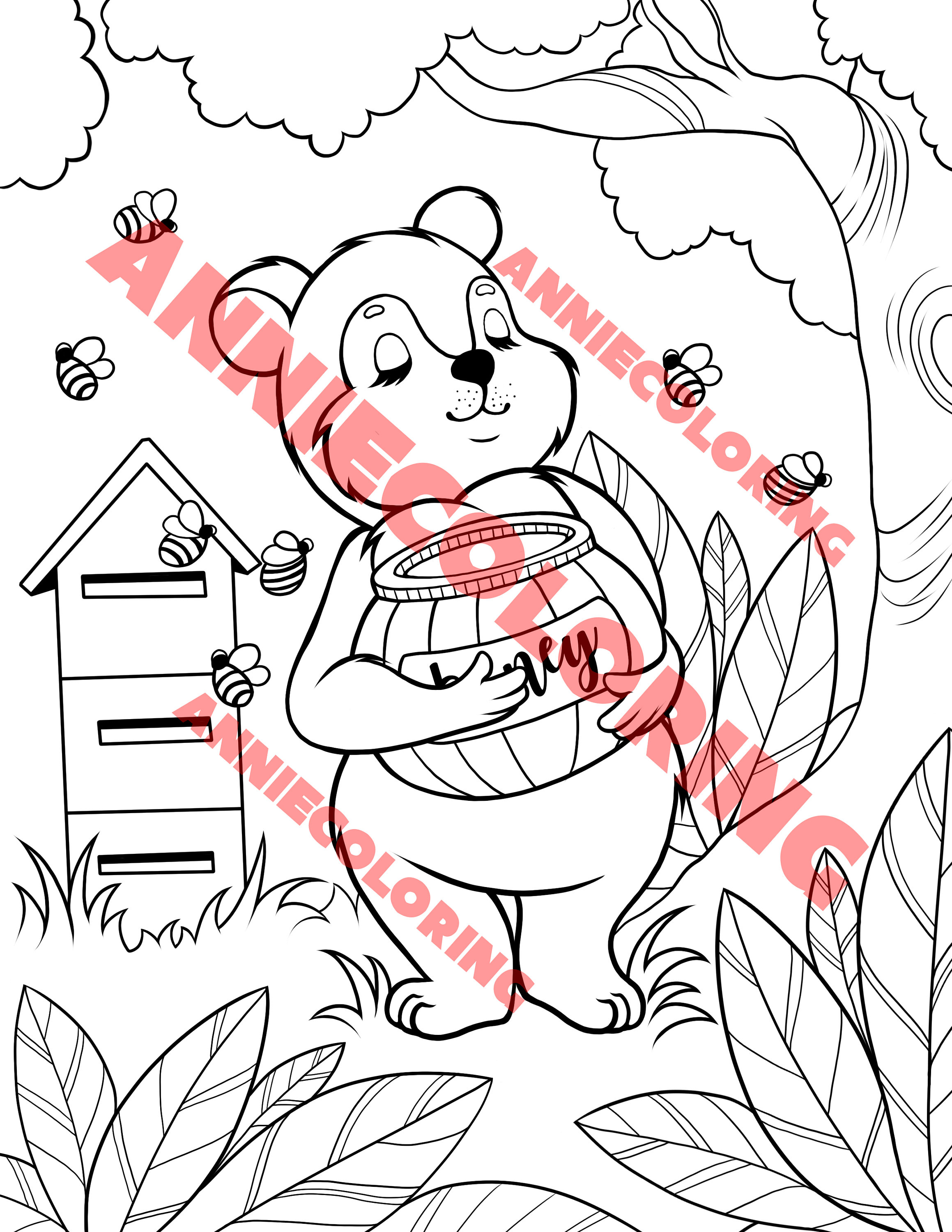 25 Pages Digital Coloring Book for Kids and Adults. Coloring Etsy