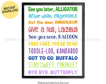 See You Later Alligator Printable Etsy See You Later Alligator Printable Etsy
