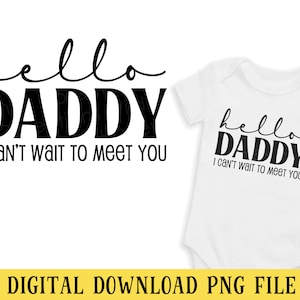 Hallo papa, PNG, transparant bestand, sublimatie, INSTANT DOWNLOAD