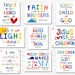 Christian Kids Room, Inspirational Printable Wall Art, Kids Room ...