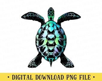 Fichier PNG de tortue de mer | Clipart tortue | Sublimation | TÉLÉCHARGEMENT NUMÉRIQUE