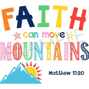 Christian Kids Room, Inspirational Printable Wall Art, Kids Room ...