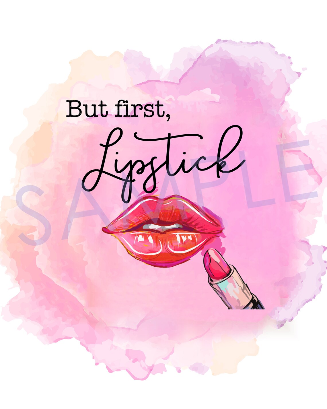 Printable Makeup Wall Art Studio Decor Pink Gift for Makeup Etsy