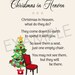 Christmas in Heaven, Christmas Chair, Printable Decor, Grief &amp; Mourning ...