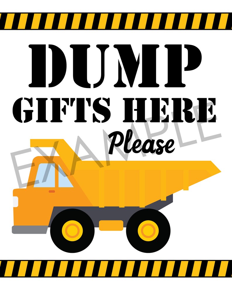 Printable Construction Signs Construction Birthday Party | Etsy