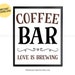 Coffee Bar, Printable Coffee Sign, Farmhouse Coffee Decor, Tiered Tray ...