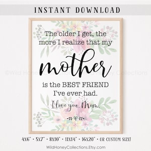 Meine beste Freundin, Mama Karte, Muttertag, Geschenk für Mama, Muttertag, Muttertag, Muttertag, Mutter Karte, Muttertag, SOFORTIGER DOWNLOAD