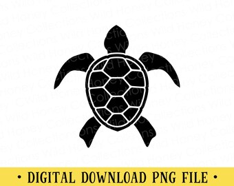 Fichier PNG de tortue de mer | Clipart tortue | TÉLÉCHARGEMENT NUMÉRIQUE