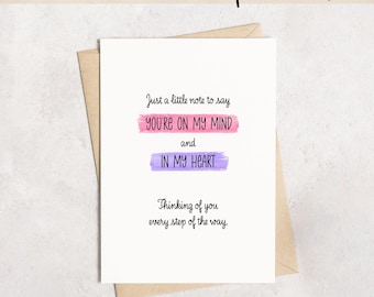 Thinking of You Card | Printable 5x7 | Encouragement Card | Sympathy or Friendship | DIGITAL DOWNLOAD