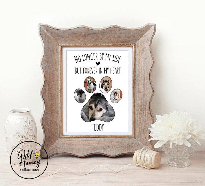 Personalized Photo Collage Pet Memorial PRINT Pet Loss Pet Etsy