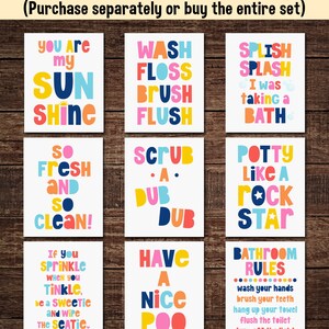 If You Sprinkle When You Tinkle, Funny Colorful Printable Bathroom Sign ...