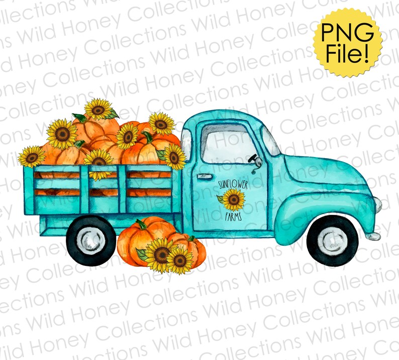Free Free 335 Vintage Truck With Sunflowers Svg SVG PNG EPS DXF File