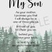To My Son Printable Poem, Mother to Son Gift, Printable Wall Decor, Greeting Card, INSTANT ...