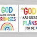 Kids Scripture Art, Printable Bible Verses, Sunday School Wall Decor ...