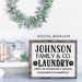 Personalized Laundry Room Decor Printable Farmhouse Laundry - Etsy