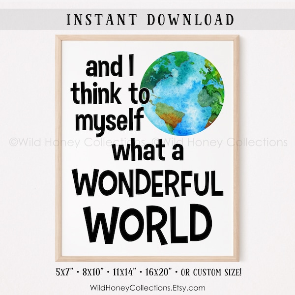 What a Wonderful - Etsy