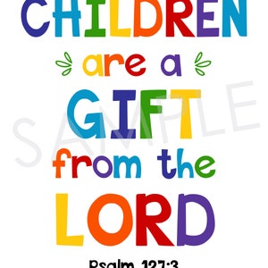 Christian Kids Room Inspirational Printable Wall Art Kids - Etsy