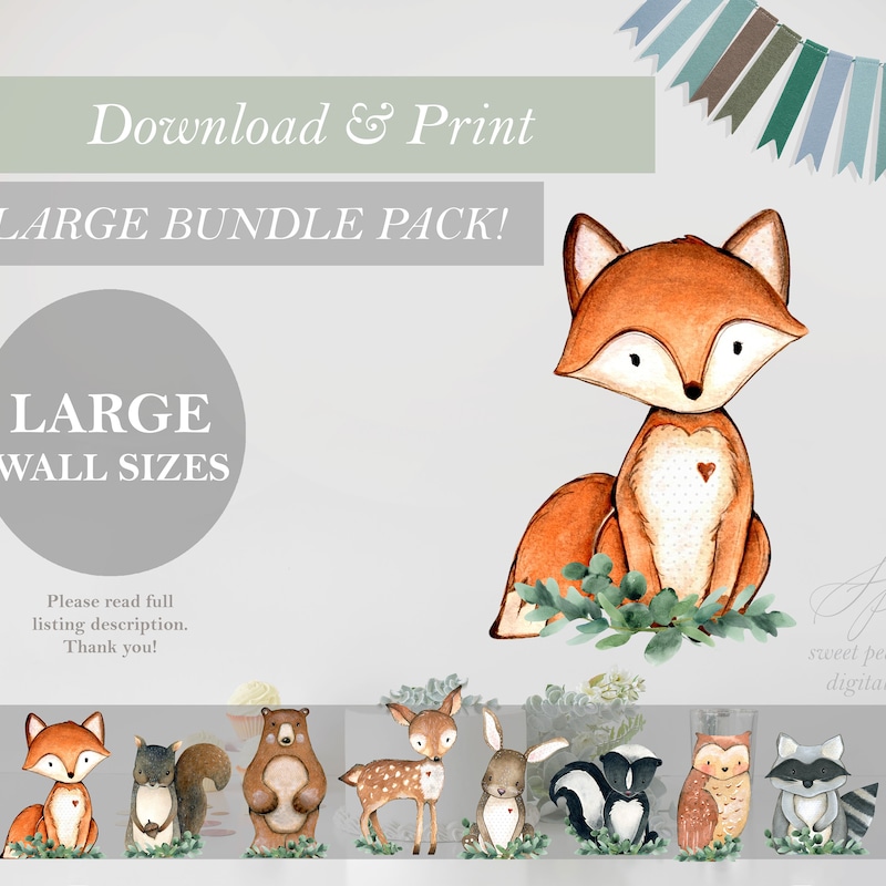 Woodland Baby Shower Svg - Etsy