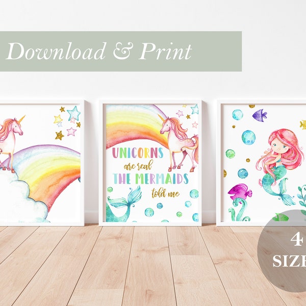 Unicorn Mermaid - Etsy