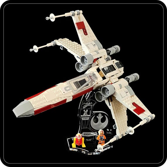 Buy Display Stand Angled for Lego 75393 X-WING Fighter