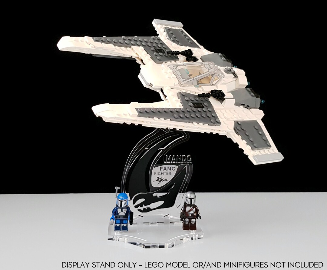 Display Stand 3D-BK Angled for Lego 75348 Mandalorian Fang Fighter ...