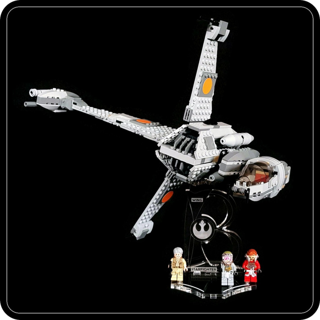 Display Stand Angled for Lego 75050-6208 B-wing Fighter