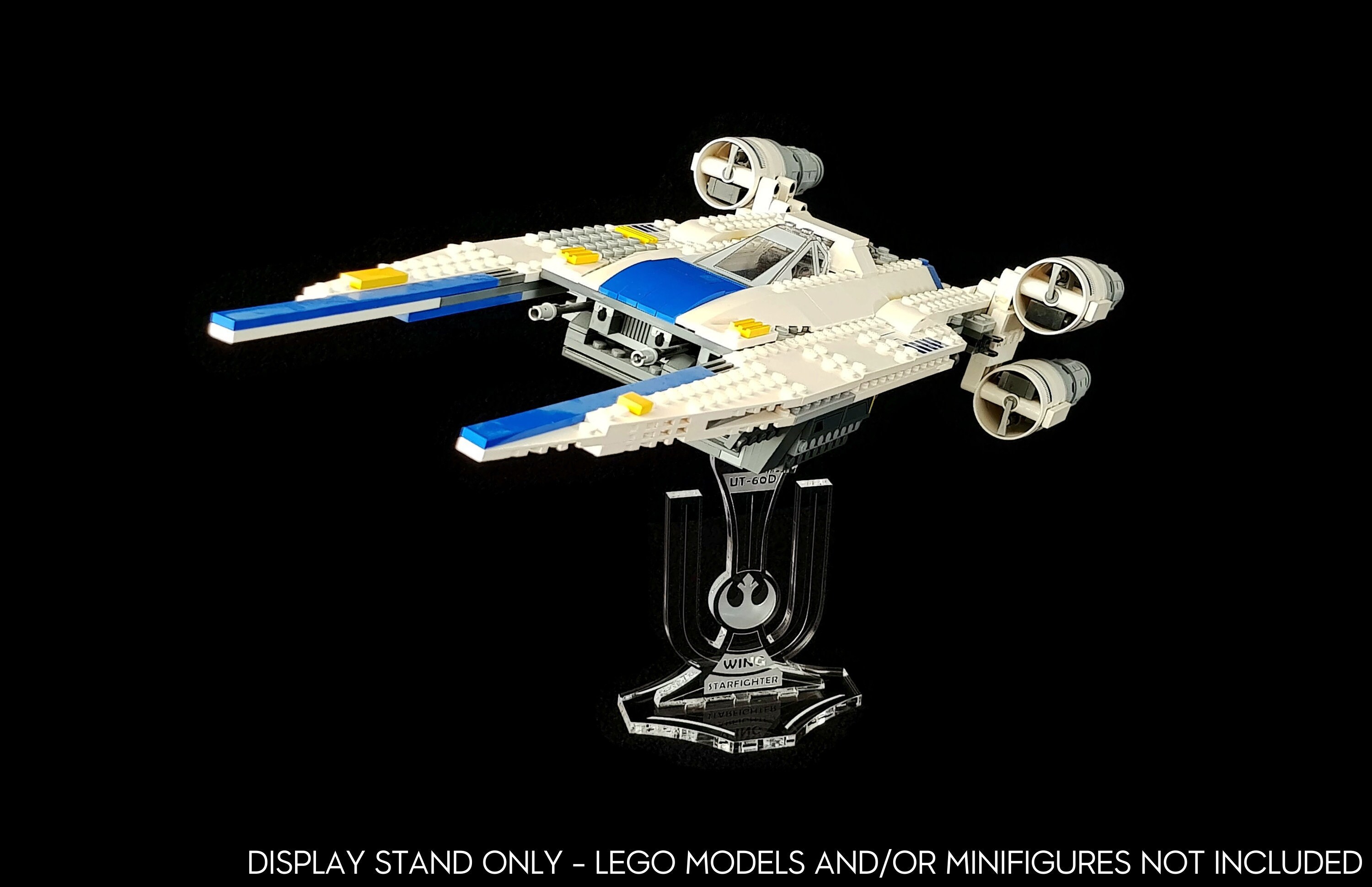 Display Stand Angled for Lego 75155 Rebel U-wing Fighter (A1009 