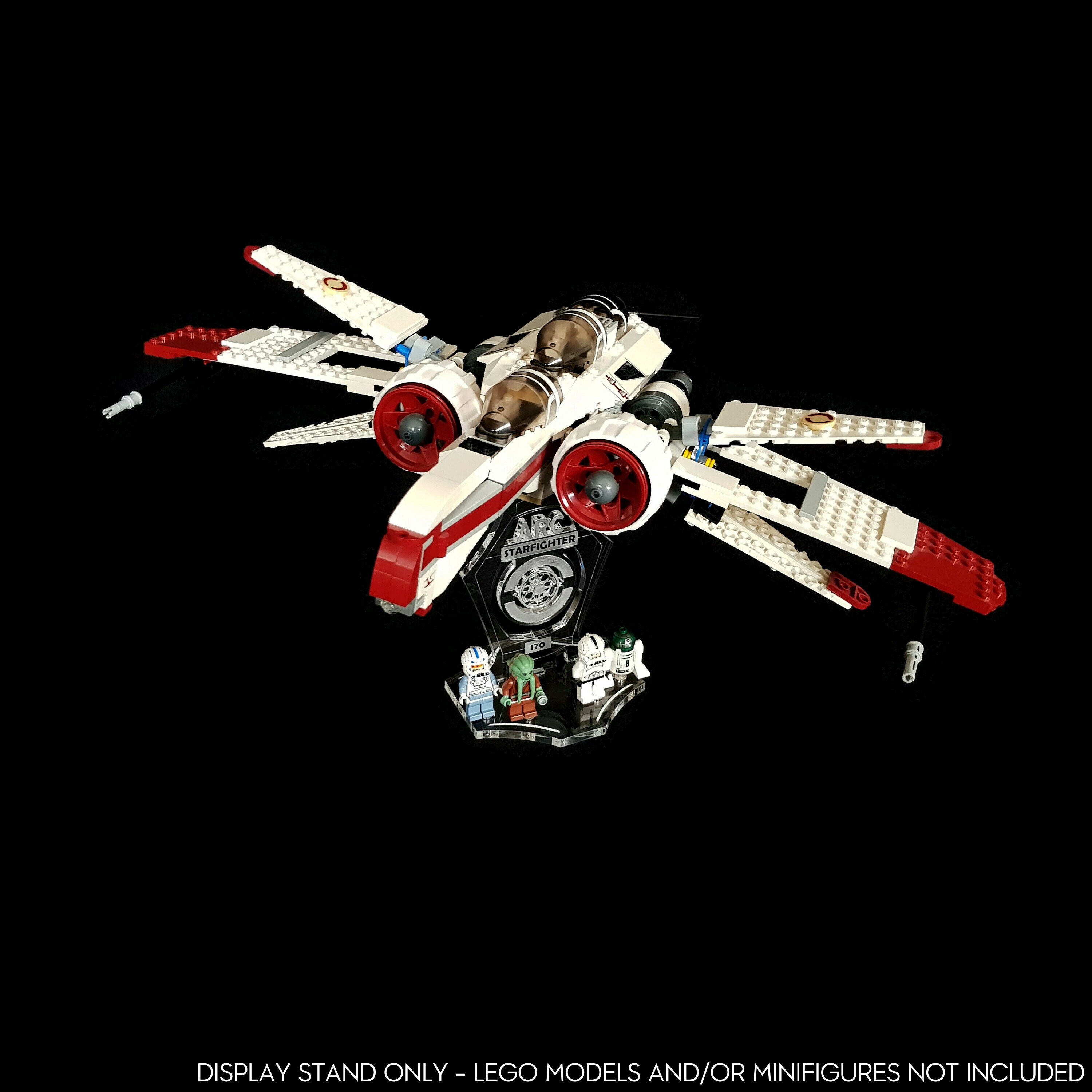 Display Stand 3D Angled for Lego 8088 7259 ARC 170 Starfighter Minifigures Slots A1034 Etsy Israel