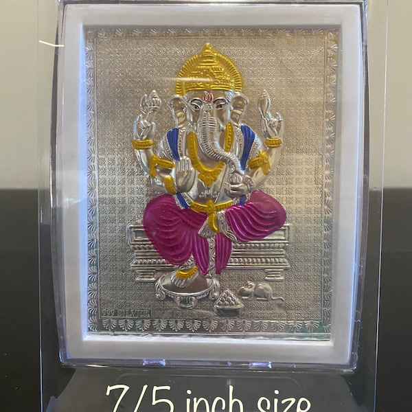 Hindu God Silver Photo Frame Etsy