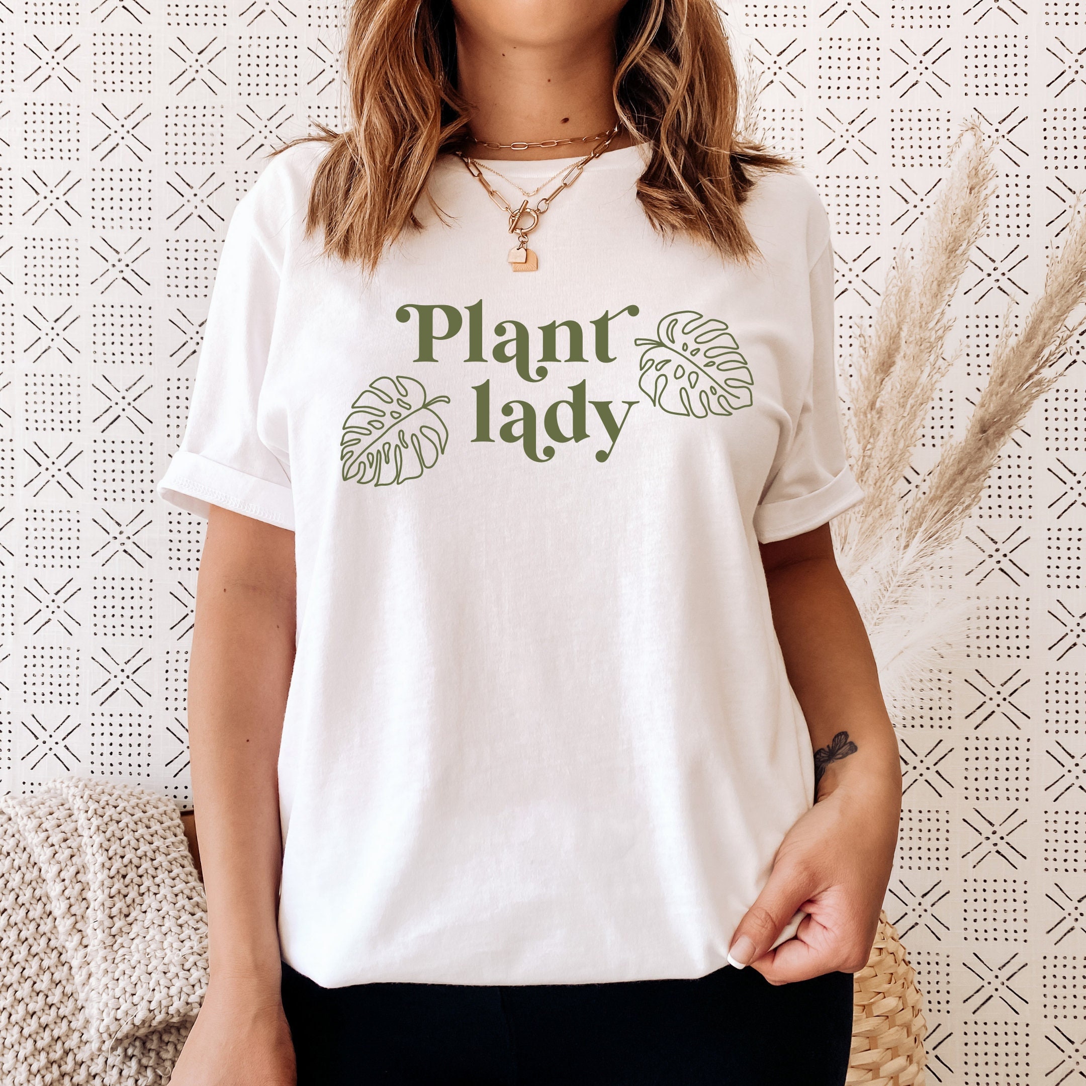 Plant Lady Monstera T-shirt Plant Lover 