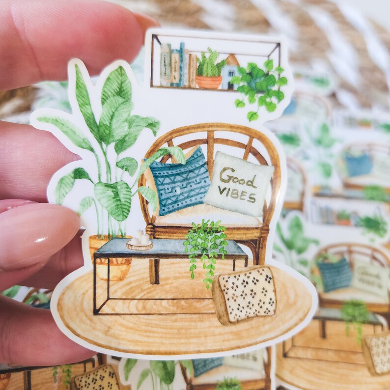 Hygge Home Sticker | Cozy Sticker | Cottagecore Aesthetic Sticker ...
