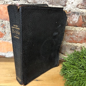 Vintage 60s Thompson Chain Reference Bible KJV Maps Chart Studies Concordance Index