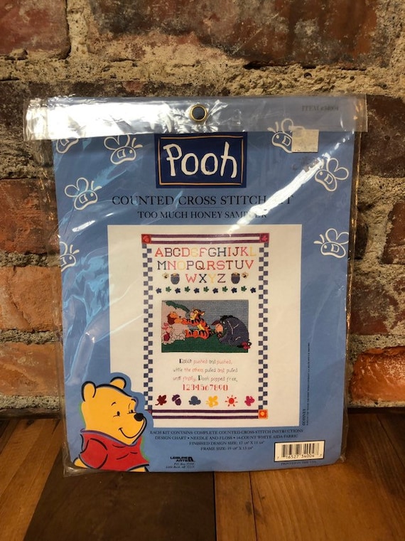 Classic Winnie the Pooh Numbers Sampler Cross Stitch Kit *NEW*