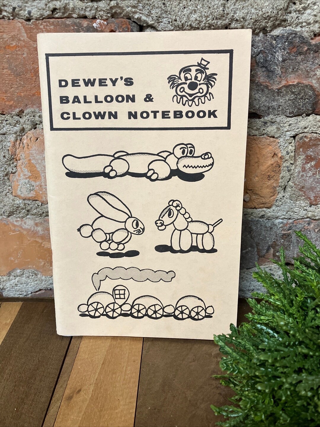 Dewey's Balloon and Clown Notebook Animals How to Clowning Instruction ...