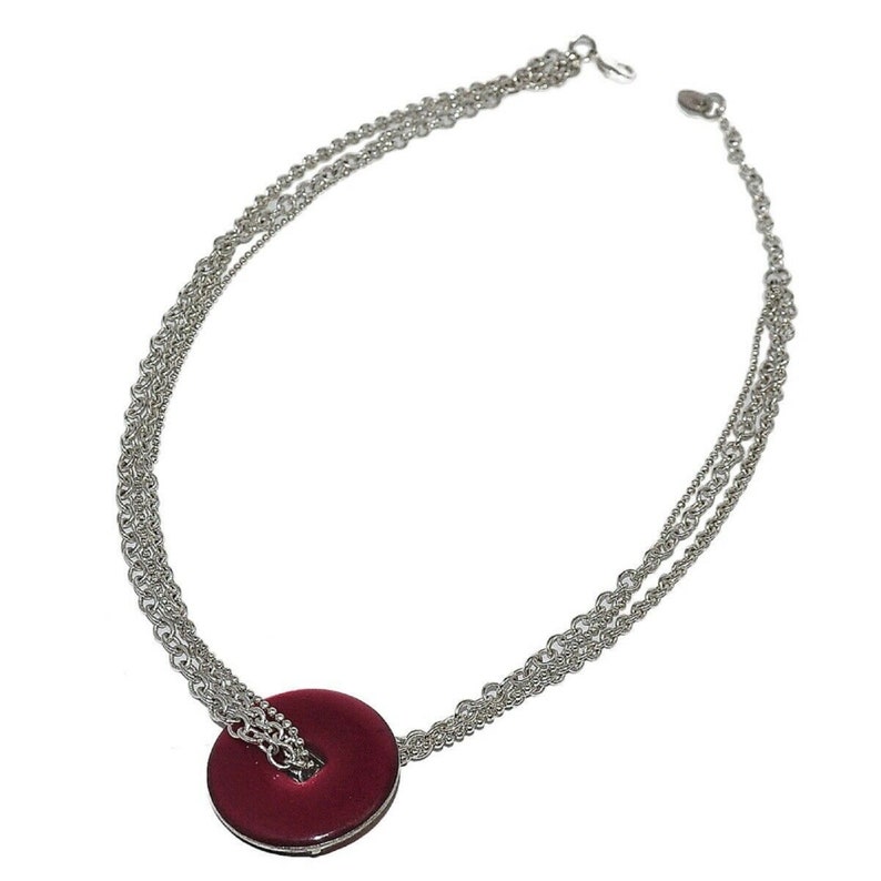 SKALLI Multirang-plated silver donuts multicolored jewel