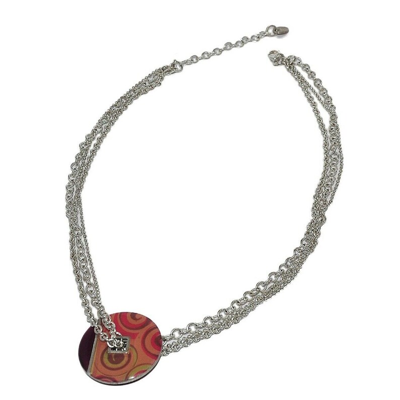 SKALLI Multirang-plated silver donuts multicolored jewel