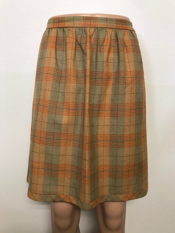 VTG 60’s 70’s Kelita Designer Vintage Mod Plaid O… - image 7