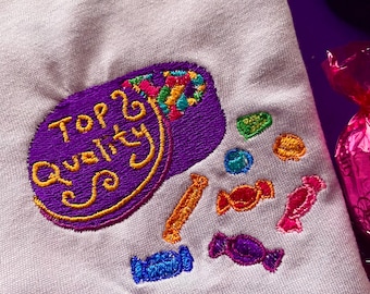 Top Quality Christmas Quality Street Embroidered Sweatshirt