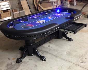 poker table etsy