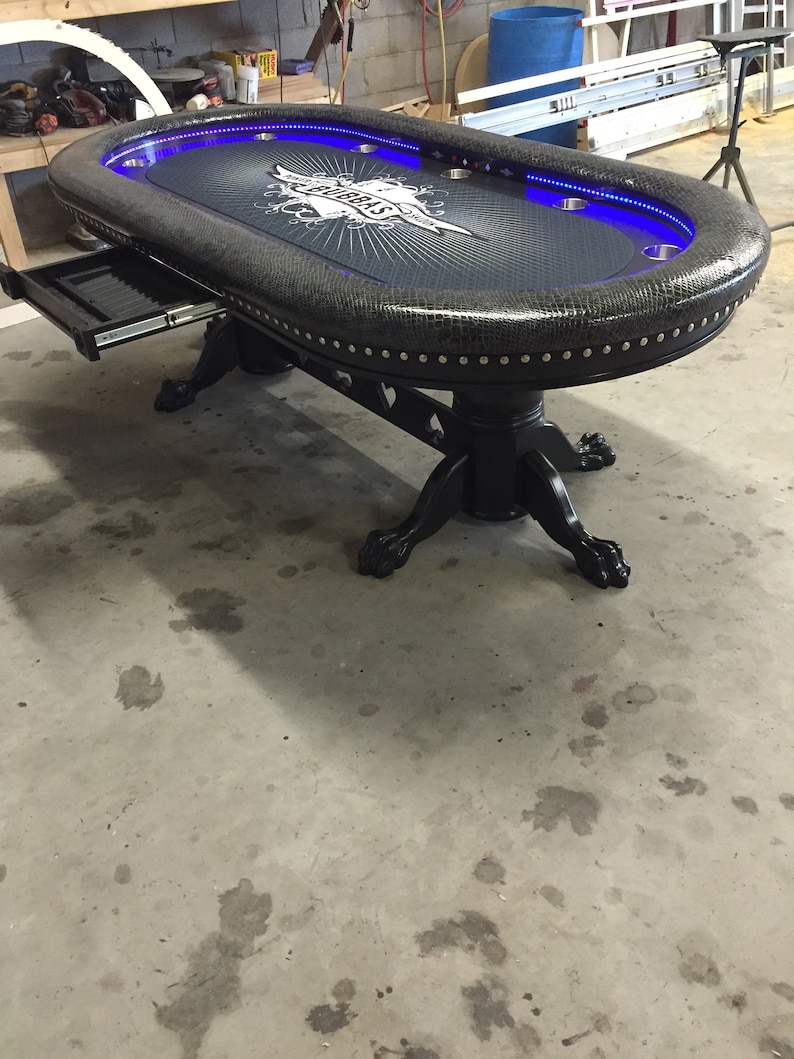 Professional Custom Poker Tables Etsy