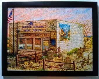 framed puzzle art etsy
