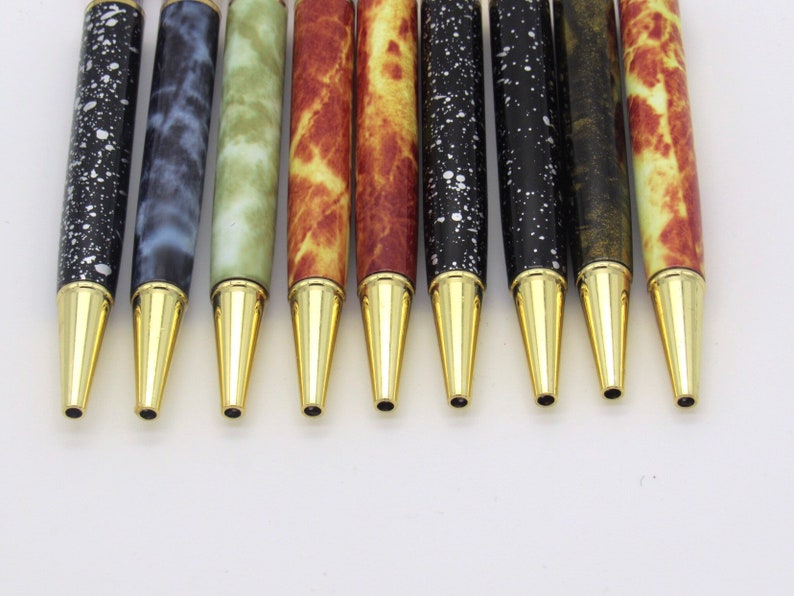 Gemstone Writing Ink Pens Desk Pens for Journaling Office Etsy