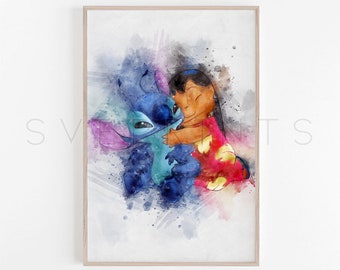 lilo stitch bathroom etsy
