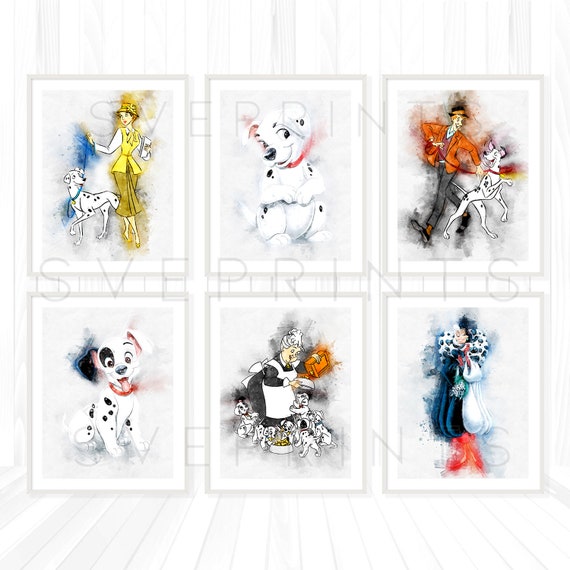 Princess Sofia the First Set of 6 Prints INSTANT DOWNLOAD Printables Set of 6 Nursery Room Wall Art