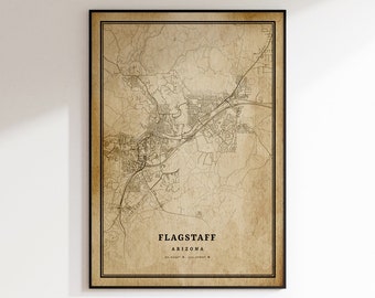 Flagstaff Map Print - Etsy