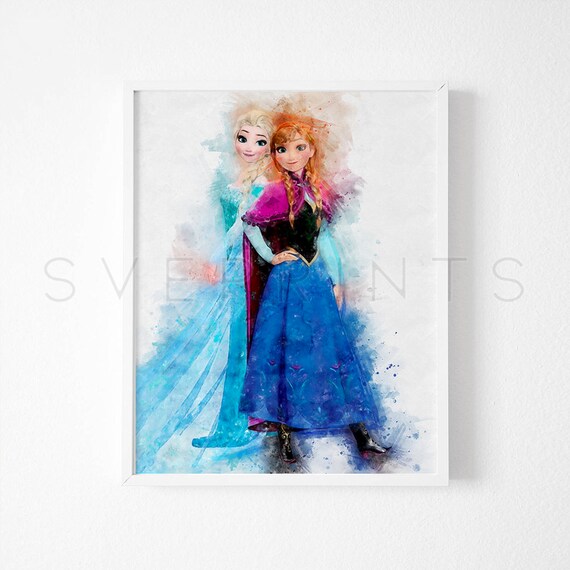 Frozen Print Elsa Poster Nursery Wall Art Kids - Frozen Wall Decor Frozen Print Elsa Poster Nursery Wall Art Kids - Frozen Wall Decor